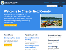 Tablet Screenshot of chesterfieldsc.test.sturgiswebservices.com